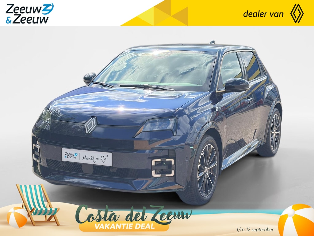Renault R5 comfort range iconic cinq 52 kWh Nu met 1600,- voorraad korting , Pack Safety & Advanced Driving Assist , allseason banden , Apple Carplay/Android Auto , stoel en stuurverwarming , navigatiesysteem , veel mooie opties.