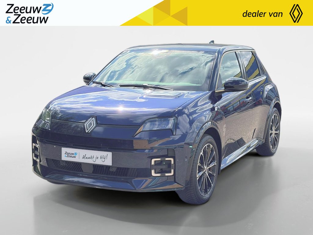 Renault R5 comfort range iconic cinq 52 kWh NU DEZE VOORRAAD AUTO MET 3460,- KORTING , Pack Safety & Advanced Driving Assist , allseason banden , Apple Carplay/Android Auto , stoel en stuurverwarming , navigatiesysteem , veel mooie opties.