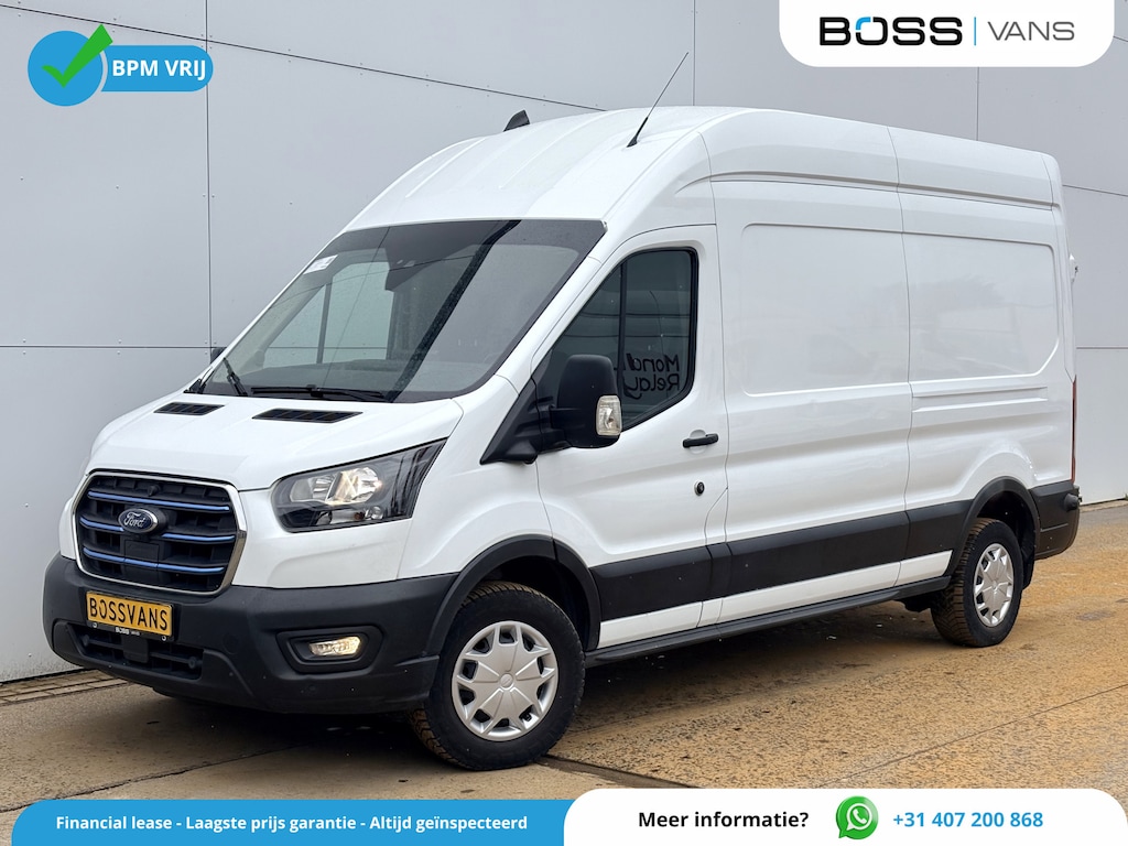 Ford E-Transit 68kWh 184PK L3H3 317km WLTP Snelladen Camera Cruise control Climate control Carplay Navigatie Laadkabel Parkeersensoren