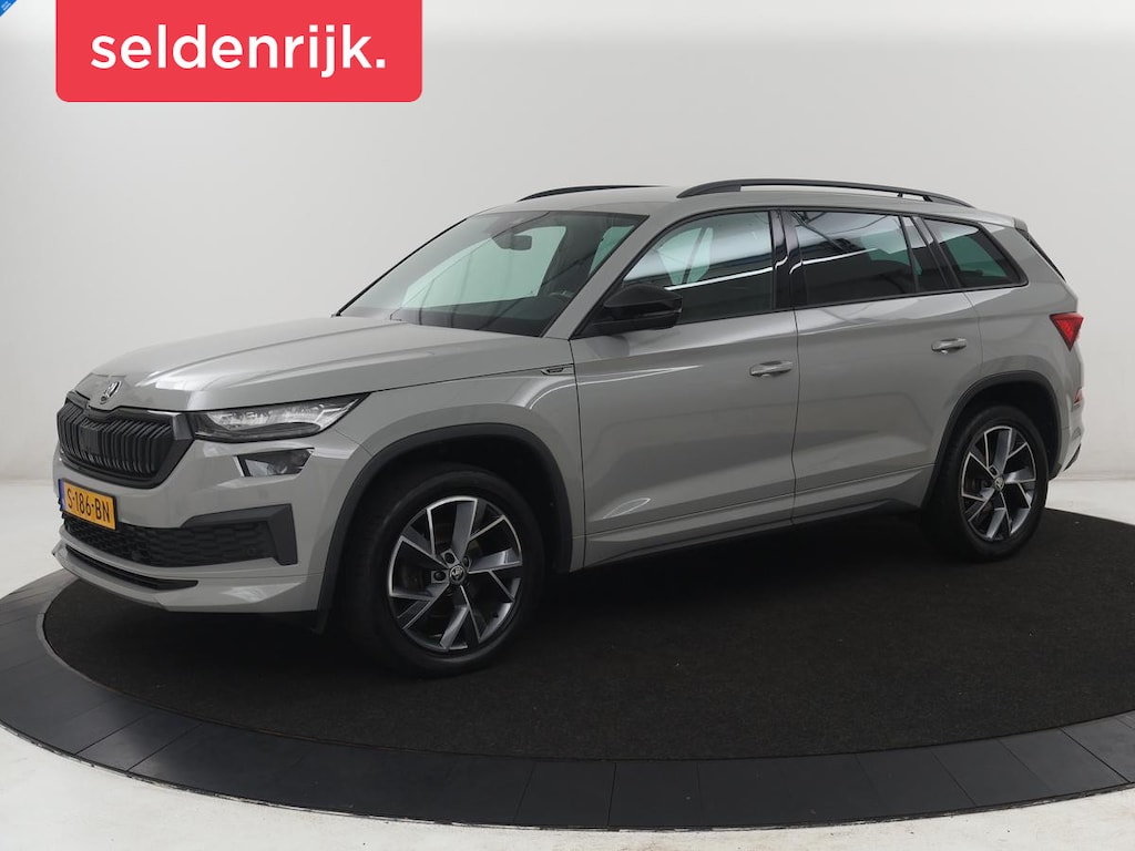 Skoda Kodiaq 1.5 TSI Sportline Business | Leder | Memory | Adaptive cruise | Stoelverwarming | Camera | Park assist | Sfeerverlichting | Bluetooth | Navigatie | Elektrische achterklep | Trekhaak