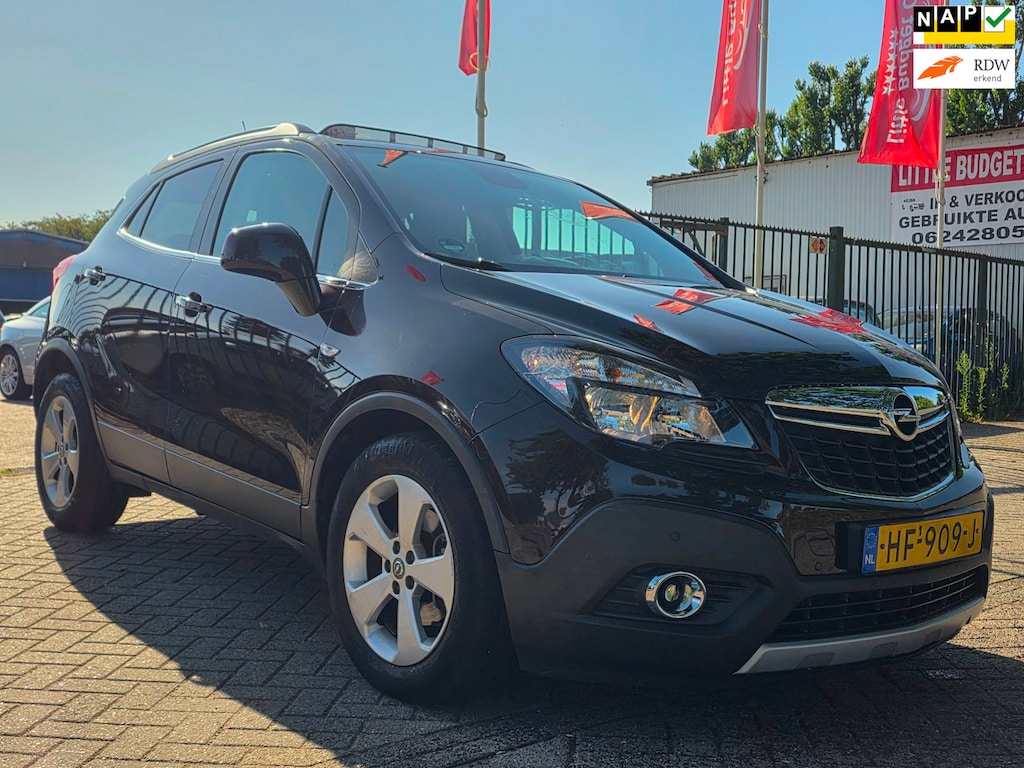 Opel Mokka 1.4 T Cosmo Automaat 1e eigenaar dealer onderhouden leerbekeleding stoelverwarming open dak achteruit camera trekhaak