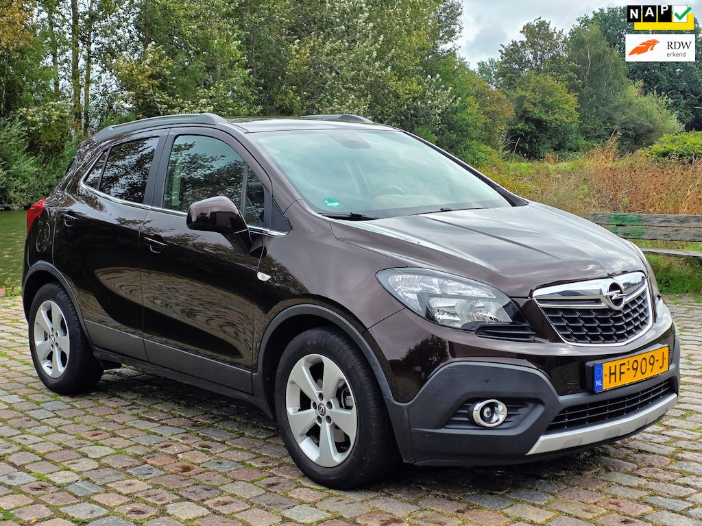 Opel Mokka 1.4 T Cosmo Automaat 1e eigenaar dealer onderhouden leerbekeleding stoelverwarming open dak achteruit camera trekhaak