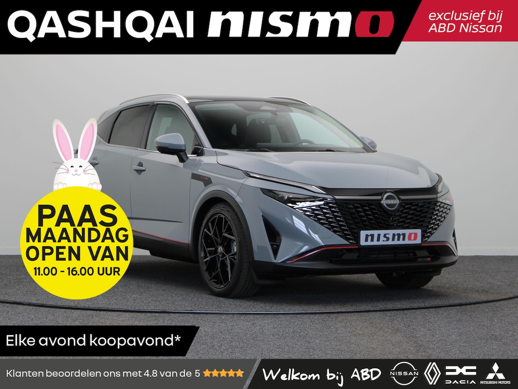 Nissan Qashqai 158pk MHEV Nismo + | Nissan Motorsport | Exclusief bij ABD | tot 1800kg trekgewicht |
