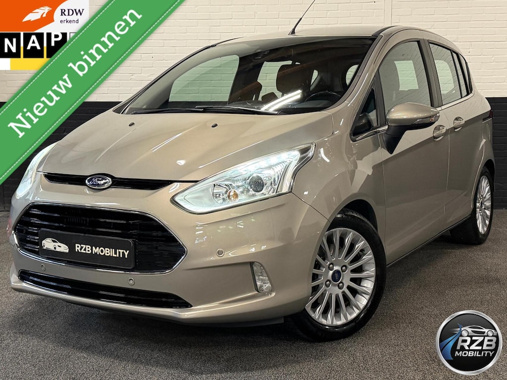 Ford B-Max 1.0 EcoBoost Titanium Trekhaak Camera PDC Cruise Dealer onderhouden