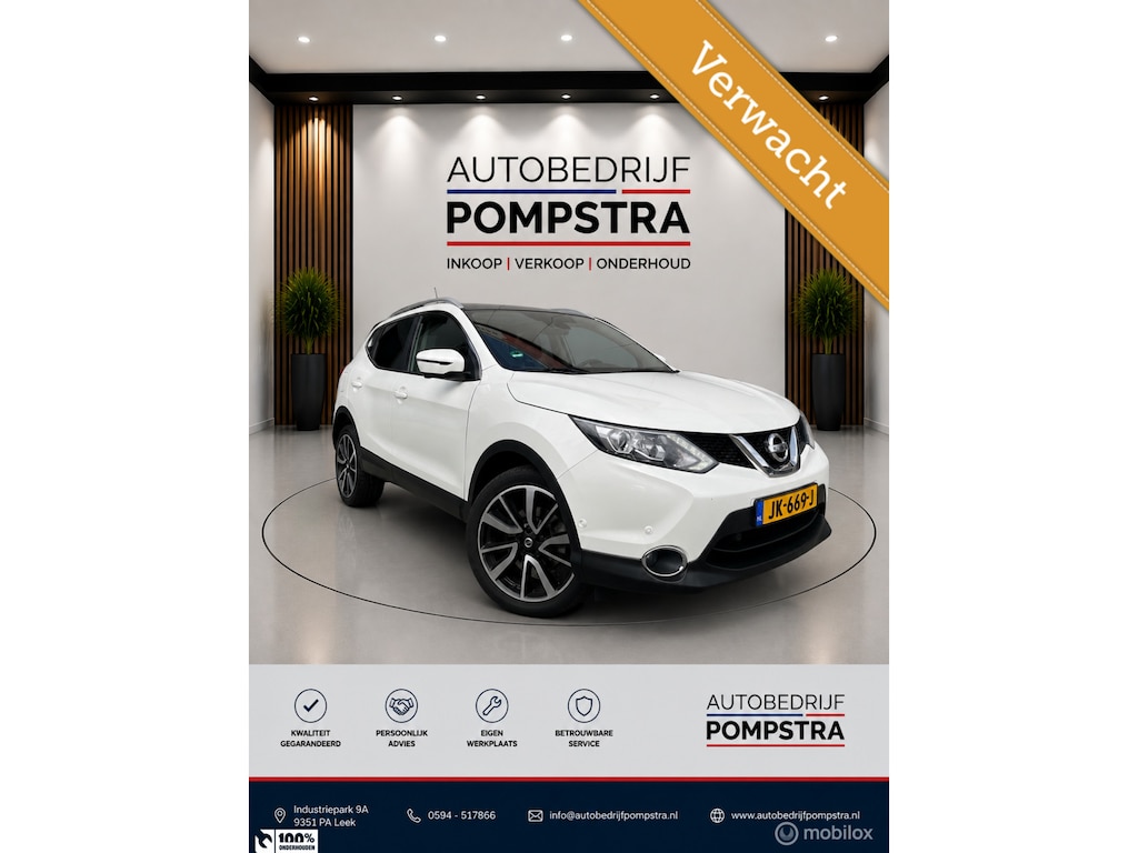 Nissan Qashqai 1.6 TEKNA/163 PK/BOM VOL/1500 kg trekgewicht
