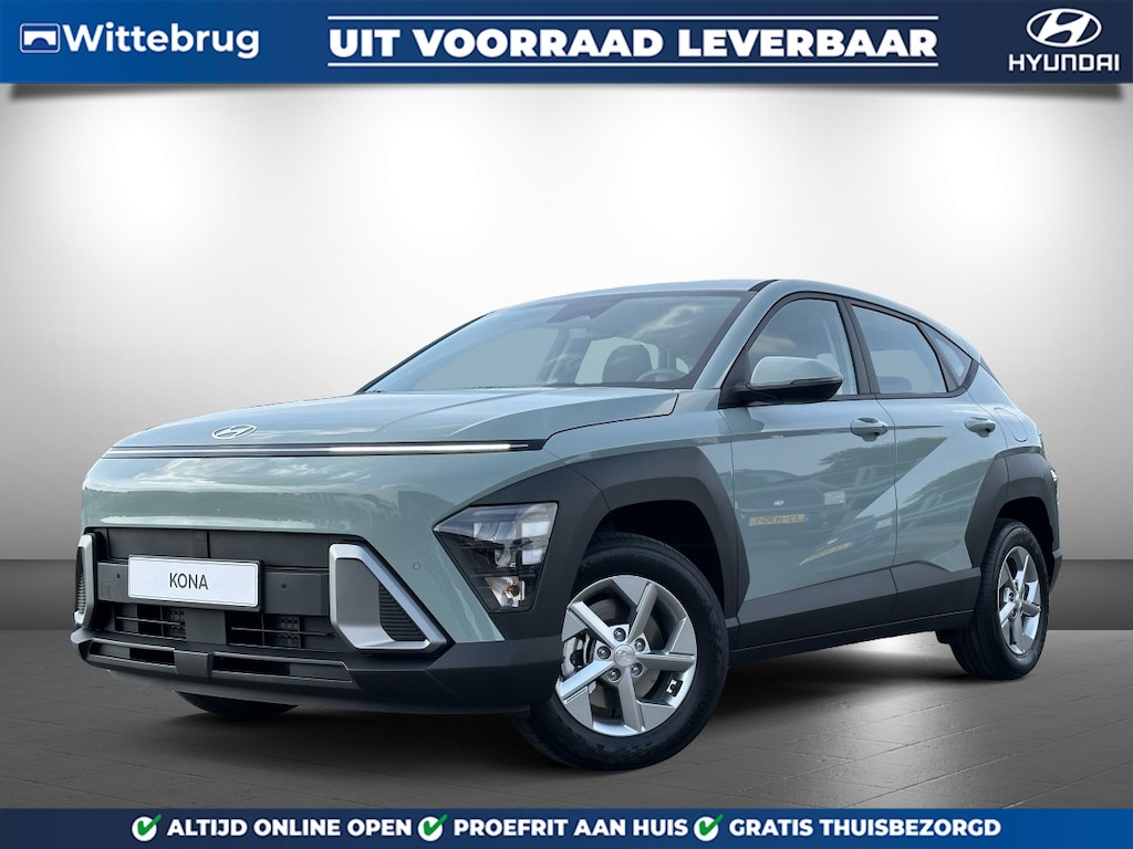 Hyundai Kona 1.6 GDI HEV E-Motion Full Hybride Automaat met Navigatie, Climate Control en Camera Uit voorraad leverbaar