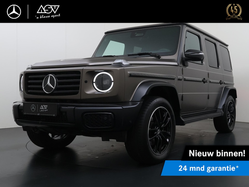 Mercedes-Benz G-klasse 500 | Schuif - Kanteldak | Nappa Lederen Bekleding | Burmester Surround System | 360° Camera | 20" AMG Velgen | Trekhaak |