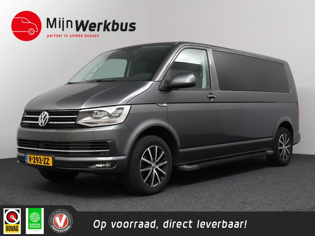 Volkswagen Transporter 2.0 TDI L2H1 DC Comfortline Plus | 5 Zitplaatsen! | Trekhaak | Sidesteps | ACC!