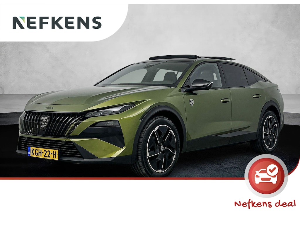 Peugeot 408 e-408 GT Exclusive 58 kWh 213pk | Demo deal! | Lederen bekleding | Schuif- / kanteldak | Adaptieve cruise control | Elektrische achterklep |
