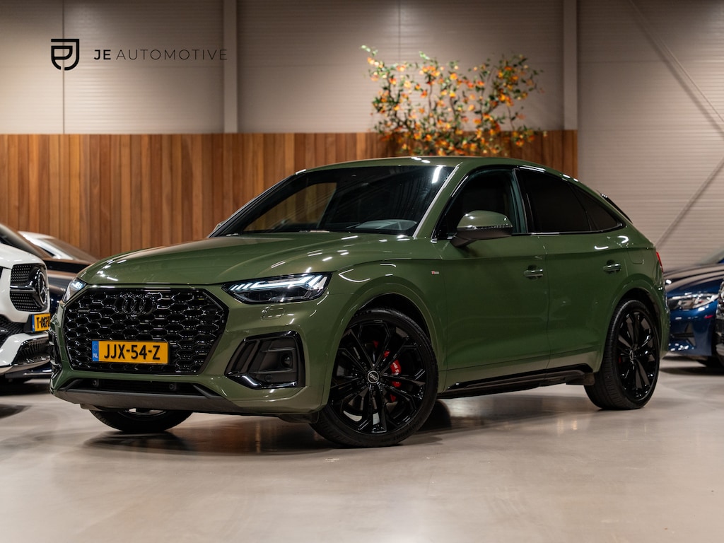 Audi Q5 Sportback 50 TFSI e S-Line Competition, Matrix Led, B&O, Luchtvering, Black Optik, Hud, ACC, 360 Cam, Volledig Onderhouden