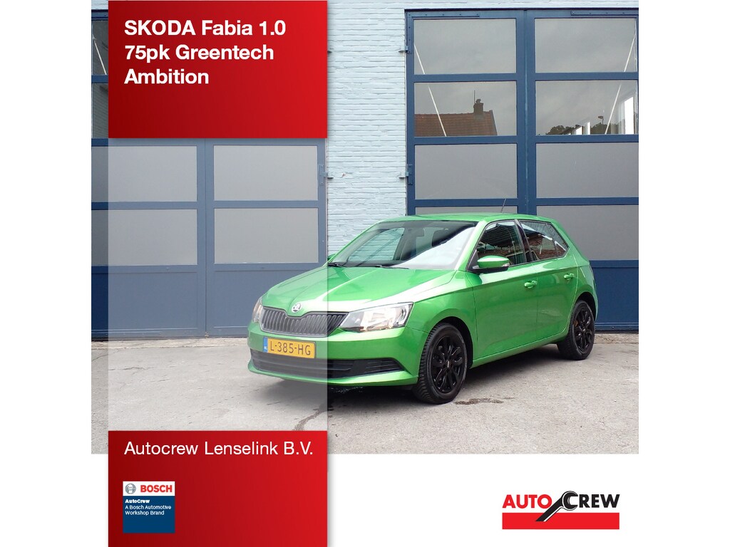 Skoda Fabia 1.0 75pk Greentech Ambition