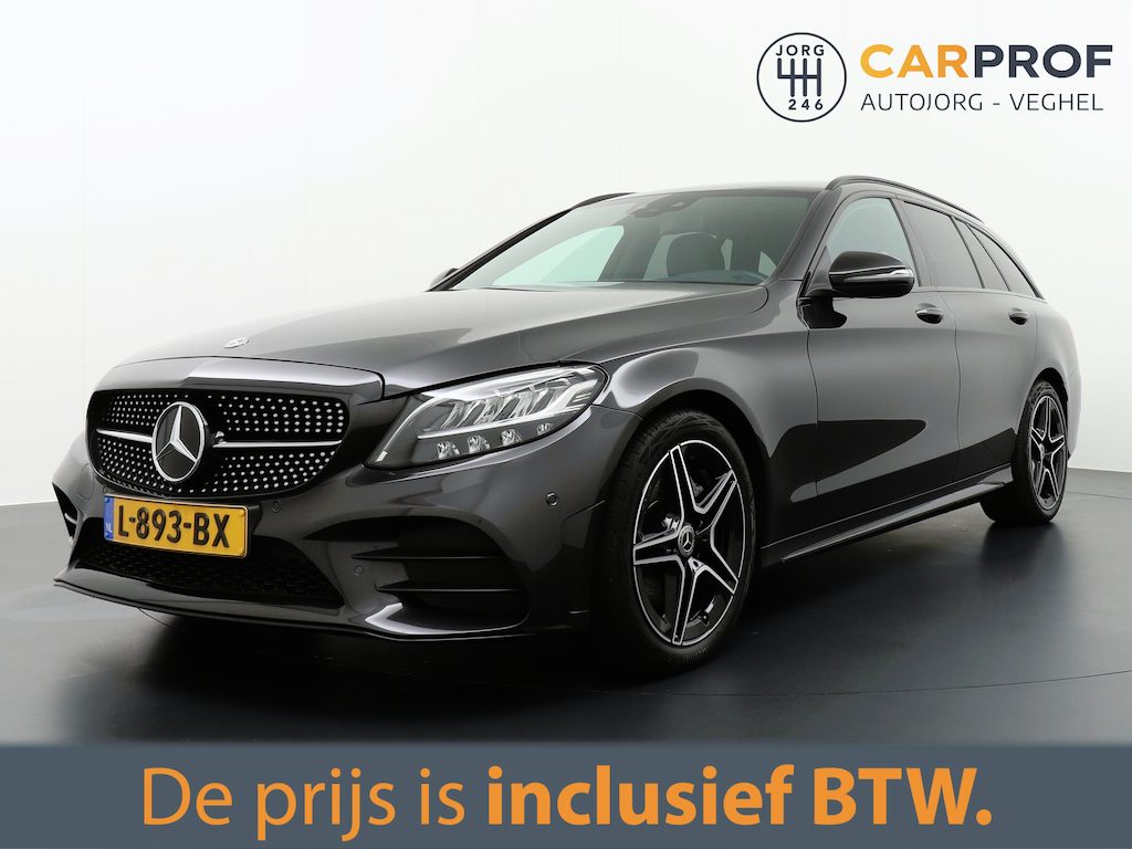 Mercedes-Benz C-klasse Estate 180 Business Solution AMG AMG Line | Nightpakket | Trekhaak | DAB Radio | Alarm | Stoelverwarming | Spiegelpakket