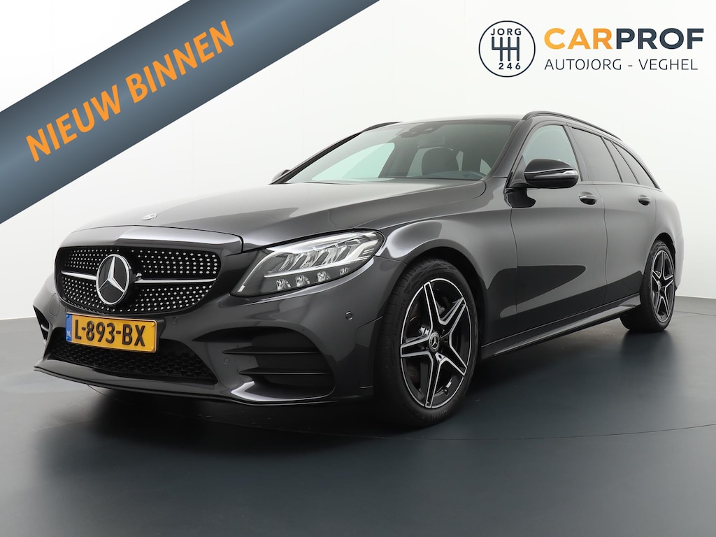 Mercedes-Benz C-klasse Estate 180 Business Solution AMG C 180, AMG Line, Nightpakket, Trekhaak, DAB Radio, Alarm, Stoelverwarming, Spiegelpakket, Easypack