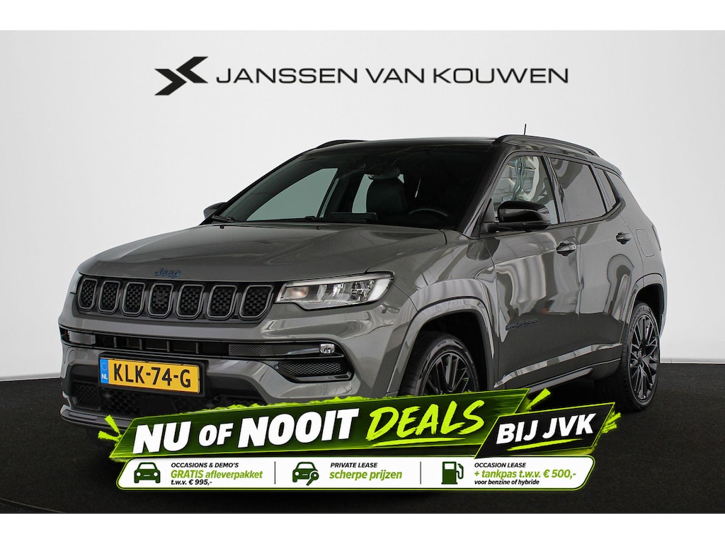Jeep Compass 4xe 240 Plug-in Hybrid Electric S Panoramadak Stoelventilatie 360 Camera