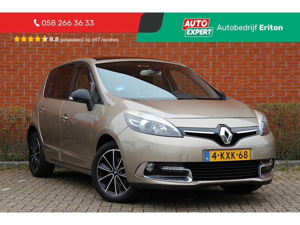 Renault Scenic 1.2 TCe 131pk Bose | NL-auto | 5 deuren | Climate control | Cruise control | Navigatie | Parkeersensoren | Elektrische ramen | Half lederen bekleding |