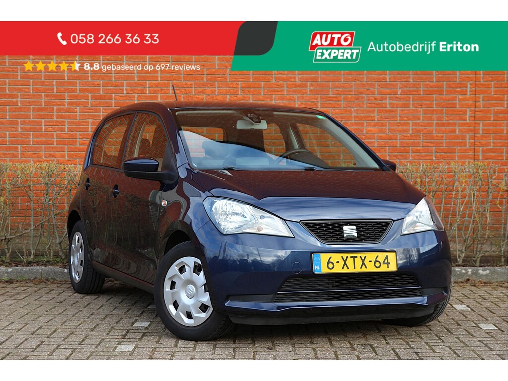 SEAT Mii 1.0 60pk Style Dynamic | NL-auto | 5 deuren | Airco | Elek. ramen | Centr. deurvegr. | Metallic lak | Stuurbekrachtiging |