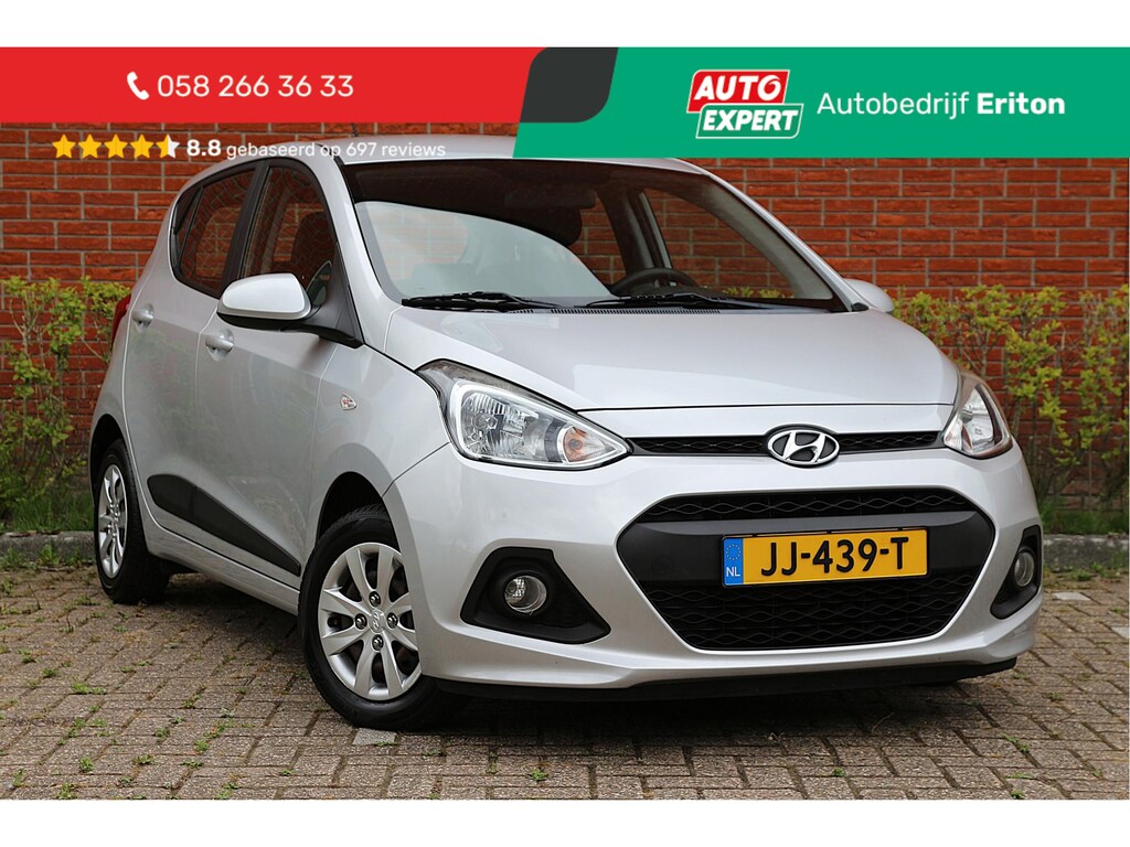 Hyundai i10 1.0i i-Motion 67pk Comfort | NL-auto | 5 deuren | Climate control | Cruise control |  Centr. deurvergr. | Elek. ramen | Radio | Stuurbekrachtiging |