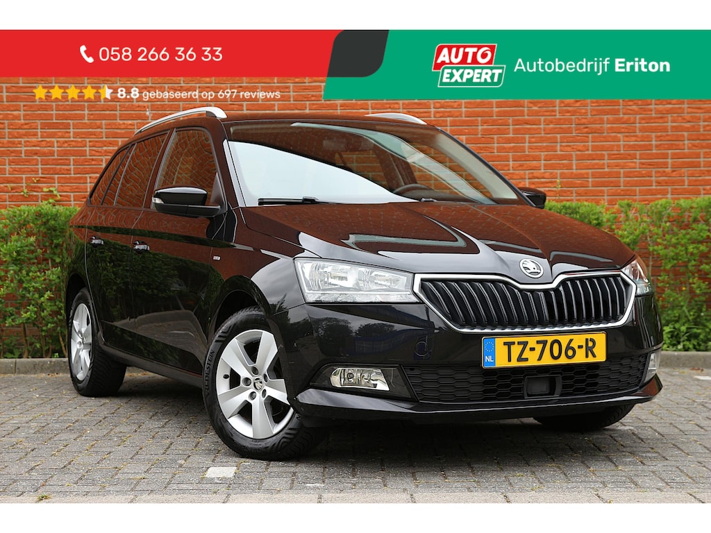 Skoda Fabia Combi 1.0 TSI 96pk Clever | NL-auto | Navigatie | Cruise control | Climate control | Elek. ramen | Centr. deurvergr. | Lichtmetalen velgen | Parkeersensoren | Stoelverwarming |