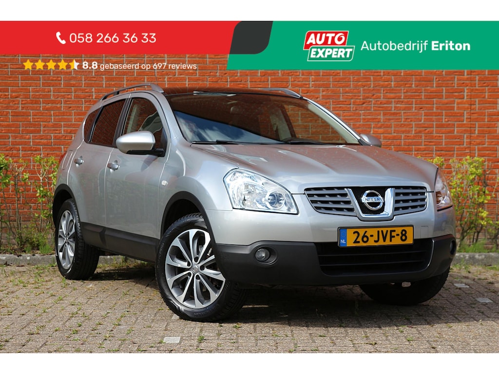 Nissan Qashqai 2.0 141pk Connect Edition AUT. | NL-auto | Navigatie | Cruise control | Climate control | Elek. ramen | Panorama dak | Lichtm. velgen | Trekhaak |