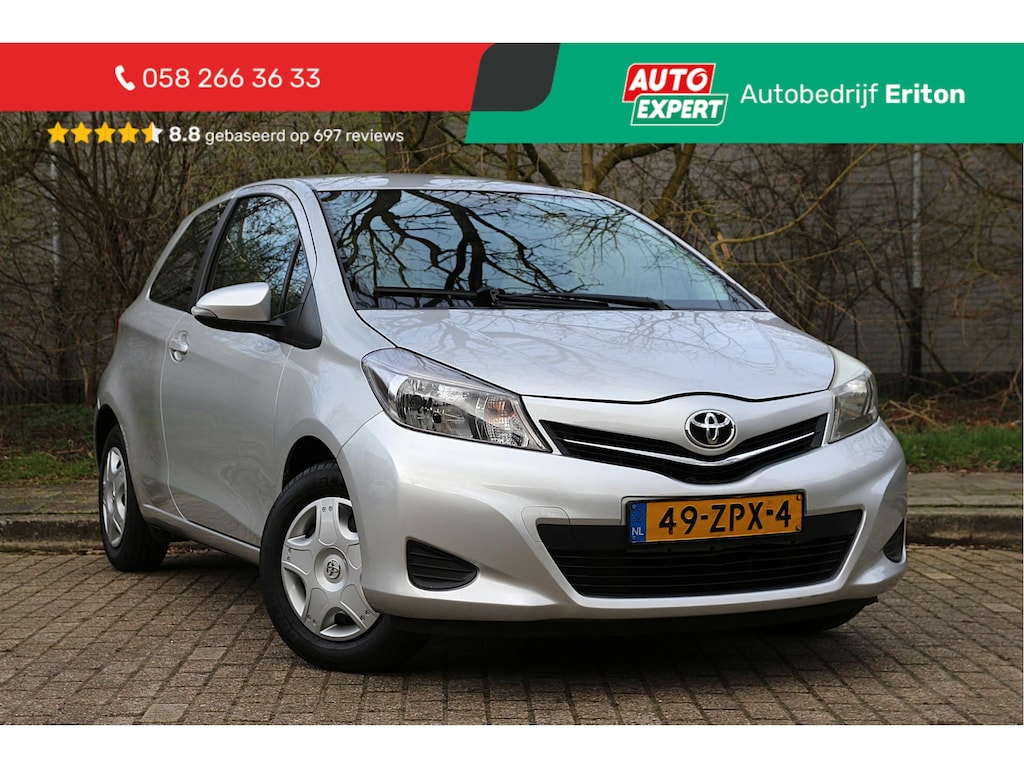 Toyota Yaris 1.0 VVT-i 70pk Aspiration | NL-auto | Facelift model! | Airco | Elek. ramen | Centr. deurvergr. | Radio | Metallic lak |