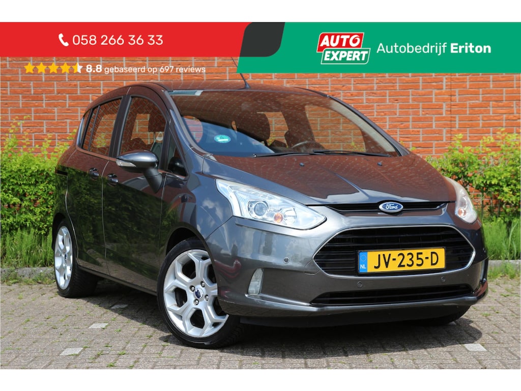Ford B-Max 1.0 EcoBoost 100pk Titanium | NL-auto | Navigatie | Climate control | Cruise control | Elek. ramen | Parkeersensoren | Achteruitrijcamera | Bluetooth | Trekhaak |