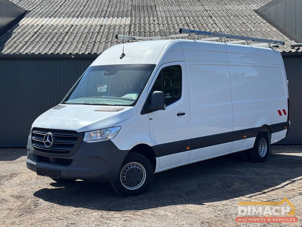 Mercedes-Benz Sprinter 516 maxi L3H2 - trekhaak - MBUX - handgeschakeld - 89395km - Sortimo werkplaatsinrichting met lier - RWD - 2.0 L diesel