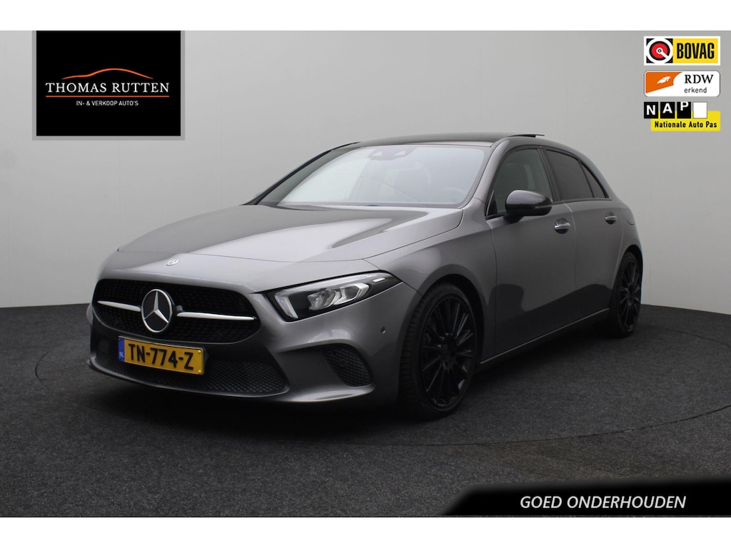 Mercedes-Benz A-klasse 200 Launch Edition Premium 2018 | Schuif Kantel Dak | Goed Onderhouden | Burmester Audio | Nationale Autopas | Boekjes | Onderhoudshistorie | Keyless | DAB Radio | 2 Sleutels