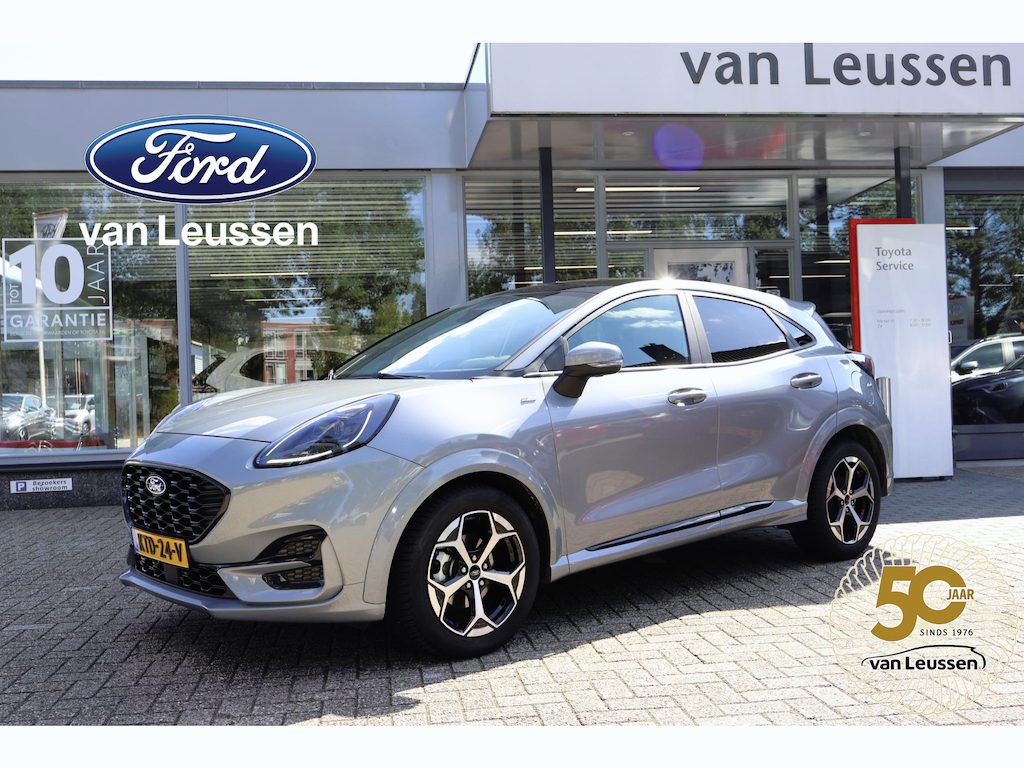 Ford Puma 155PK HYBRID ST-LINE-X PANODAK WINTERPACK LED LEDER AD-CRUISE EL-ACHTERKLEP APPLE/ANDROID