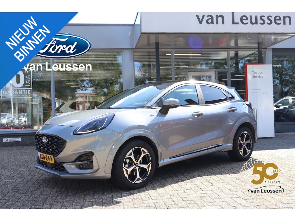 Ford Puma 155PK HYBRID ST-LINE-X PANODAK WINTERPACK LED LEDER AD-CRUISE EL-ACHTERKLEP APPLE/ANDROID