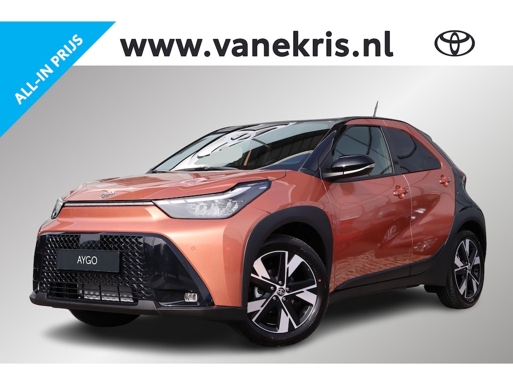 Toyota Aygo X Hybrid 115 pulse, Easy Pack, Parkeersensoren, Climate control, Keyless entry, Apple Carplay / Android Auto.
