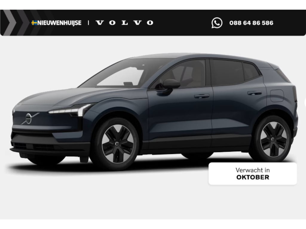Volvo EX30 P3 Long Range Plus Europa 69 kWh | Google | Long Range | Getint Glas | Harman/Kardon Audio | Power Seats | Stoel & Stuurverwarming | Digital Key | Camera | 18 inch Lichtmetalen Velgen