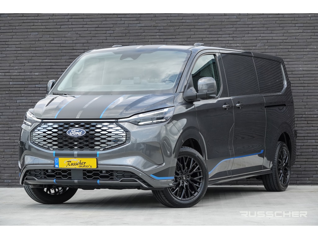 Ford E-Transit Custom L2H1 218Pk Aut. | Nieuwe 71Kwh Accu | Sport 340 | 2xSchuifdeur | 360° Camera | B&O Sound | 19''