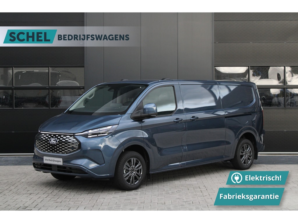 Ford E-Transit Custom 340 L2H1 Limited 218pk - 2x Schuif - LED - 360 Camera - B&O - ACC - Navi - Stoel/Stuurverwarming - Rijklaar