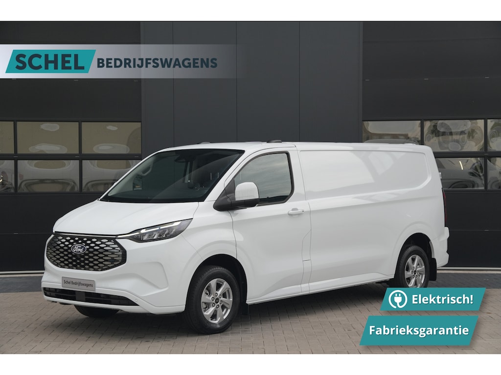 Ford E-Transit Custom 340 L2H1 Limited 71 kWh 218pk - LED - Carplay - Stoelverwarming - Keyless - Cruise - Rijklaar