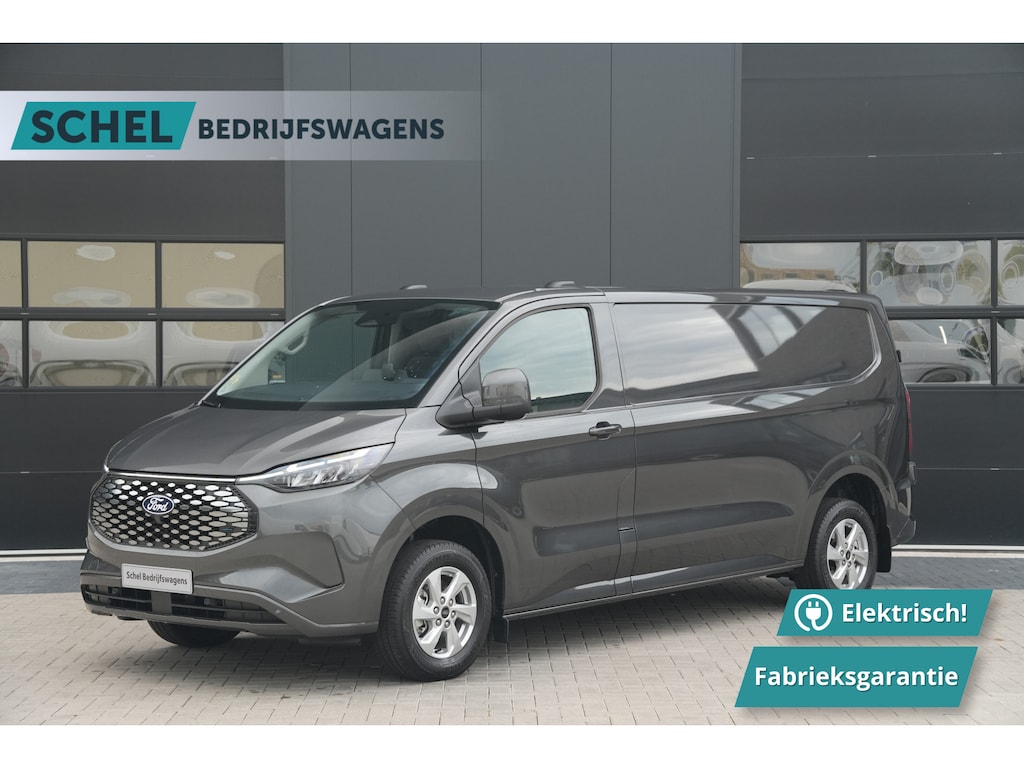 Ford E-Transit Custom 340 L2H1 Limited 71 kWh 218pk - 1+1 stoel - Stoelverwarming - Carplay - Camera - LED - Rijklaar