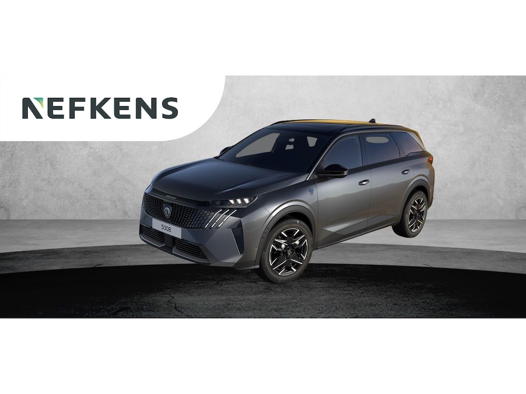 Peugeot 5008 SUV GT Exclusive Hybrid 145 pk 7p Automaat | Voorraad | Tot 8 jaar garantie | Ledere bekleding | Navigatie | Panoramisch schuifdak | 360' Camera