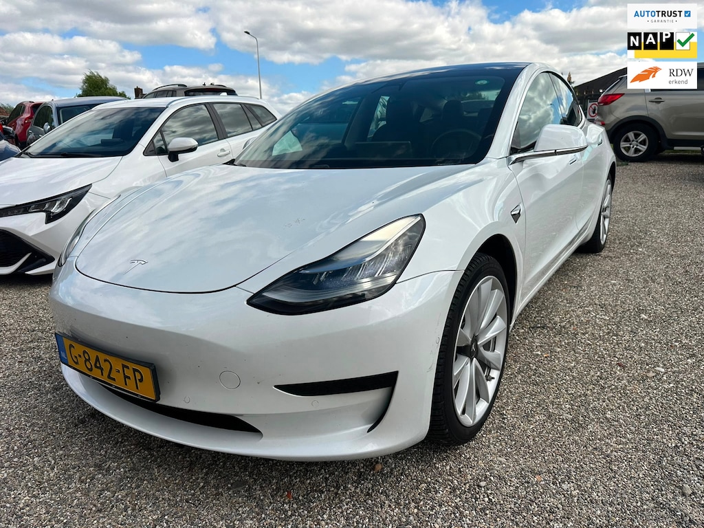Tesla Model 3 Standard RWD Plus 60 kWh 1e Eig Dealer Jaar Garantie Onderhouden Pano Leer StoelVerwarming