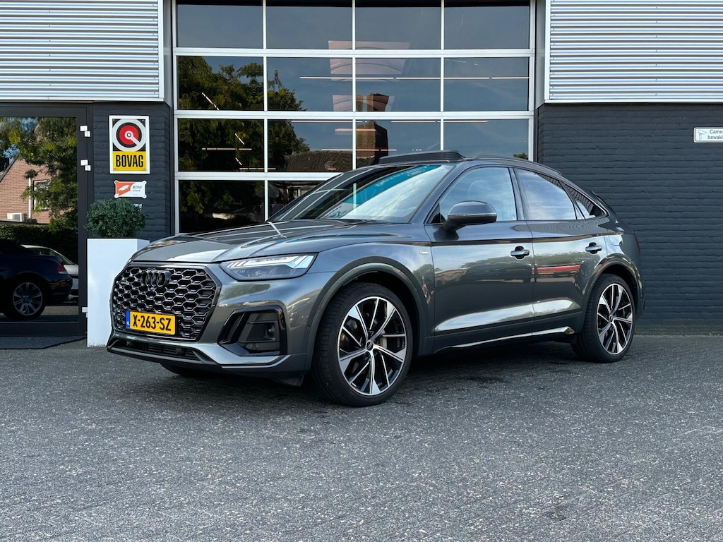 Audi Q5 Sportback 50 TFSI e S edition Competition, Quattro, Head-Up, Pano, B&O, 360 Camera, Luchtvering, Virtual, CarPlay