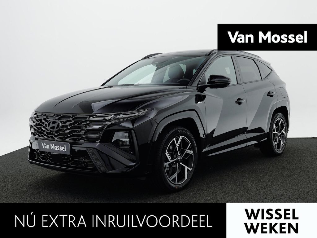 Hyundai Tucson 1.6 T-GDI HEV N Line Sky | Panorama dak | Stoelverkoeling | Stoelverwarming | 360 Camera | KRELL Audio | Adaptieve Cruise Control | Climate Control