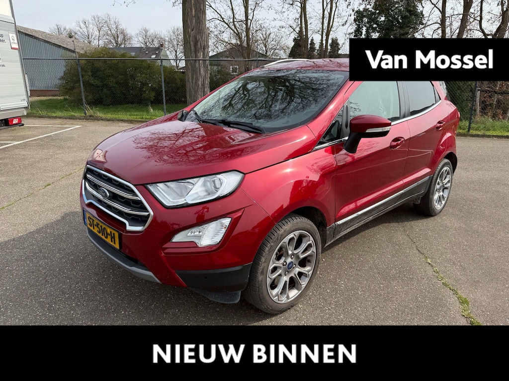 Ford EcoSport 1.0 EcoBoost Titanium | Stoel/stuur voorruitverwarming | Trekhaak | Dodehoekdetectie | Camera | B&O Audio | PDC V+A | Dealeronderhouden
