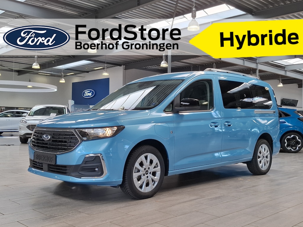 Ford Grand Tourneo Connect 1.5 PHEV 150pk Titanium | Trekhaak | L2 | Winterpack | Adaptive Cruise | Dodehoek detectie | AGR | Garantie t/m 11-2029