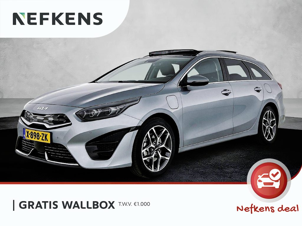 Kia Ceed Sportswagon 1.6 140pk PHEV ExecutiveLine Automaat | Elektrisch Verstelb. Bestuurdersstoel met Geheugen | Elektrische Klep | Leder | LED | 17"LMV | Adaptieve Cruise Control | Camera | Stoel-/Stuurverwarming |
