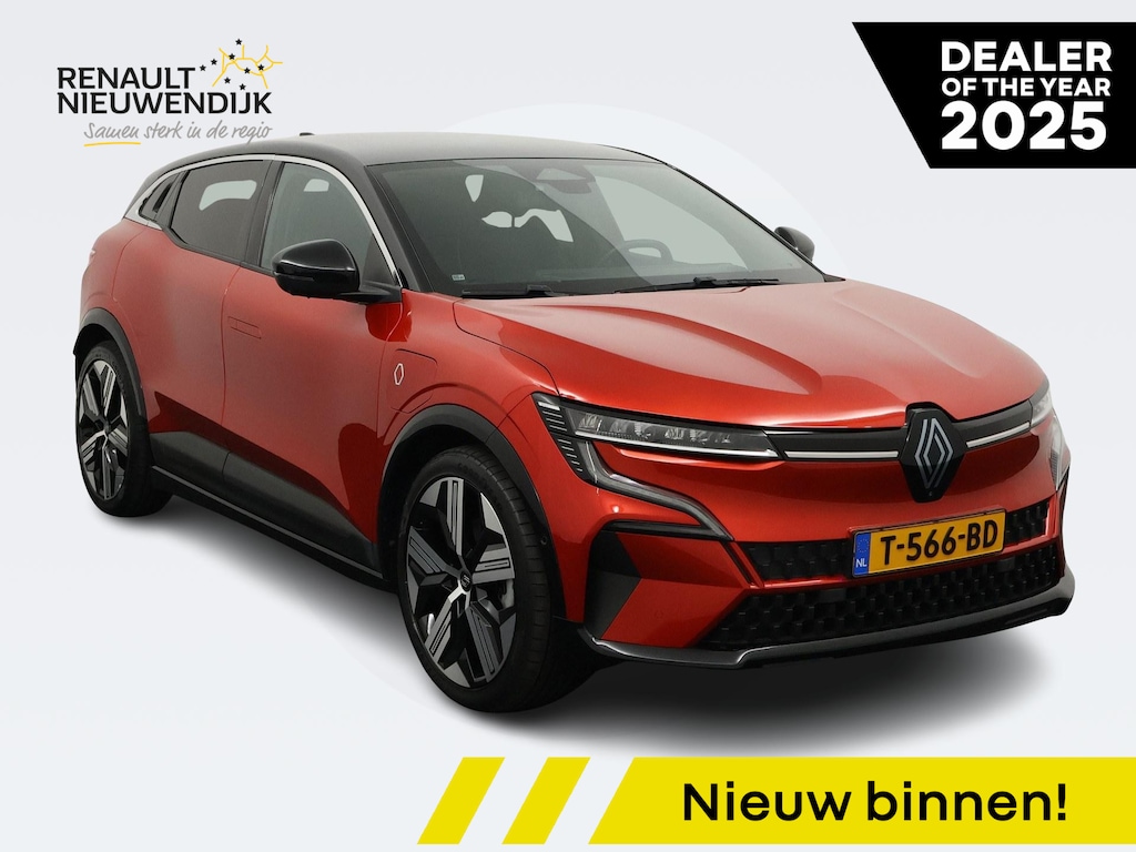 Renault Megane E-Tech EV60 Optimum Charge Iconic STOEL- & STUURVERWARMING | LEDERE & ELEKTRISCH VERSTELBARE VOORSTOELEN | BLIND SPOT WARNING | 360° CAMERA |