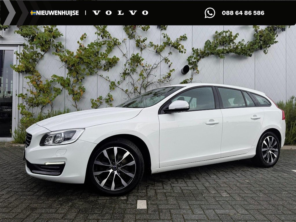Volvo V60 2.0 T3 Polar+ Dynamic | Trekhaak | Parkeersenoren | Bi-Xenon Adaptief | Lederen Bekleding | Stoelverwarming | Sportstoelen | Climate Control | Cruise Control | Navigatie | Bluetooth