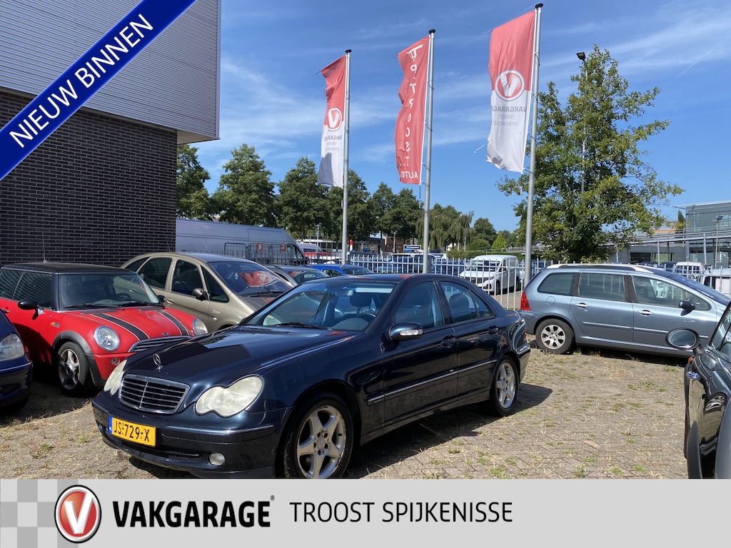 Mercedes-Benz C-klasse 200 K. Classic,Automaat,Climate&Cruisecontrol,Stoelverwarming,Bleutooth,Elektrischpakket,16 Inch Lmv