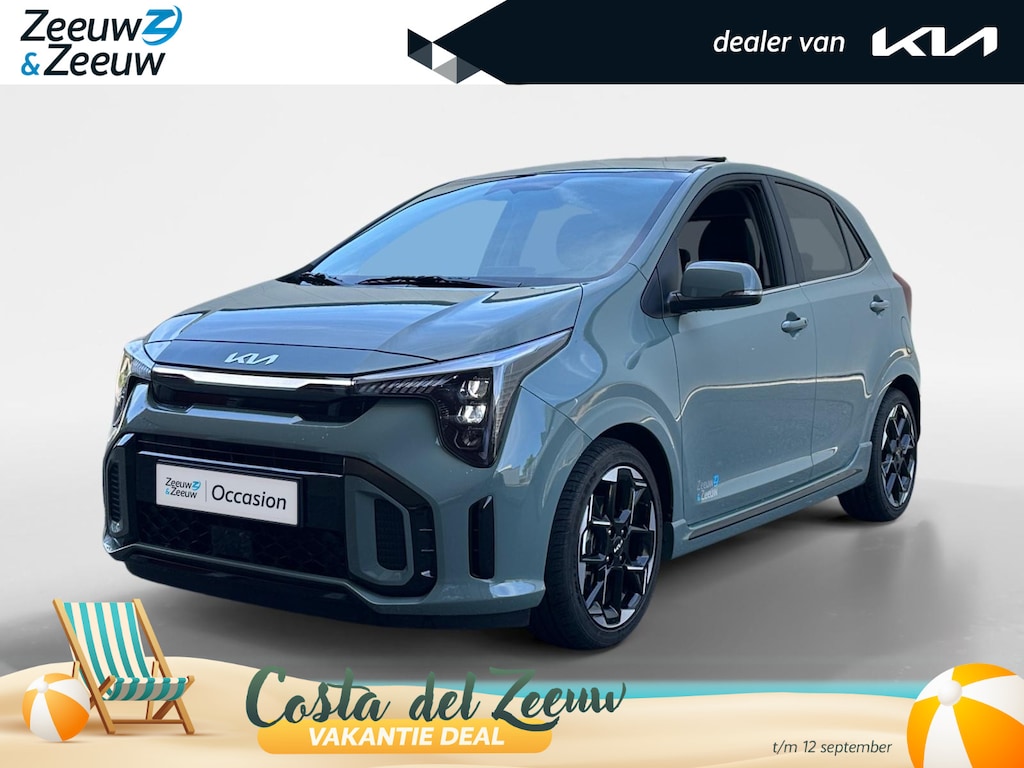 Kia Picanto 1.0 GDi GT-Line | Stoel/Stuurverwarming | Keyless entry | Schuif/Kanteldak | Draadloze oplader |