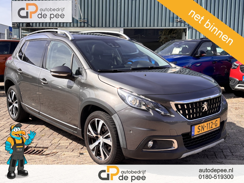 Peugeot 2008 1.2 PureTech Blue Lease Executive GARANTIE/FULL-OPTION/PANO-DAK/TREKHAAK/LEDER/CARPLAY/CLIMA/CRUISE/STOELVERW./LICHTMETAAL rijklaarprijs!