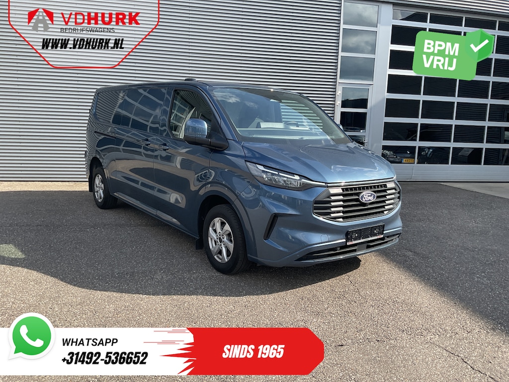 Ford Transit Custom 2.0 TDCI Aut. L2 Limited LED/ Adapt.Cruise/ Stoelverw./ Stuurverw./ Carplay/ Navi/ Climate/ Camera/ PDC/ LMV