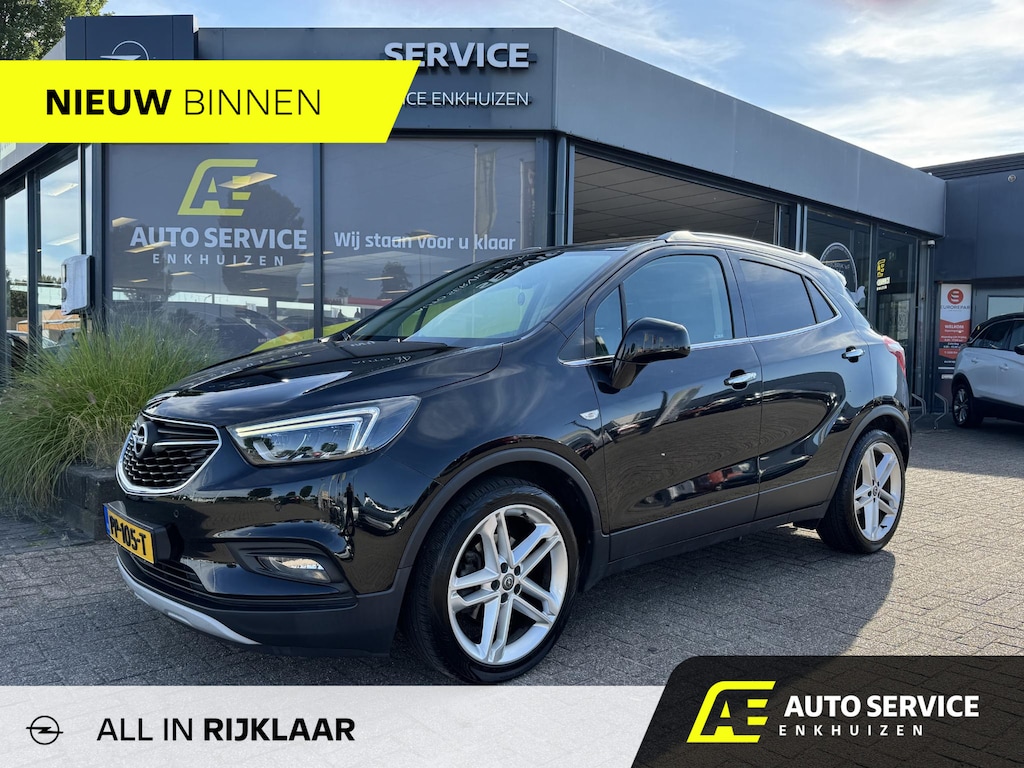 Opel Mokka X 1.4 Turbo Innovation Rijklaar incl. garantie | beurt-apk | volle tank | 19" LMV | Leer | Stoel en stuurverwarming | Open kantel dak | Camera | Carplay | Navigatie | 1e eigenaar !!
