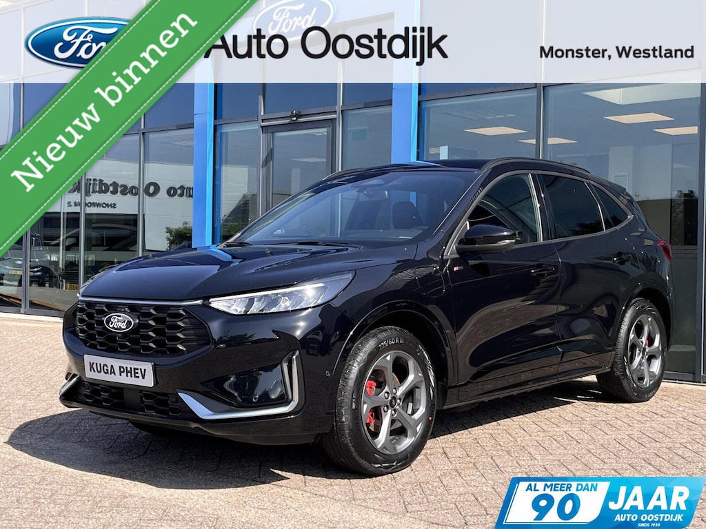 Ford Kuga 2.5 PHEV ST-Line X 243PK Afn. Trekhaak Winterpack Adaptieve Cruise 360-Camera B&O Elek. Achterklep Climate Parkeersensoren Full-LED *2100KG Trekgewicht*